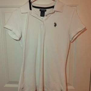 White polo shirt